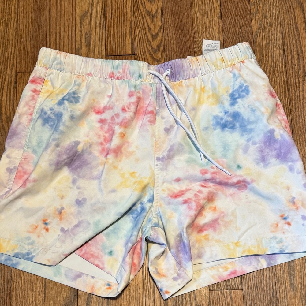 Abercrombie & Fitch Tie-Dye Swim Trunks Shorts